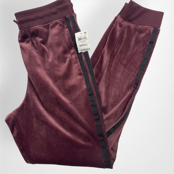 INC International Concepts Velour Side-Stripe Jogger Style‎ Men's Pants S NWT - Picture 1 of 5